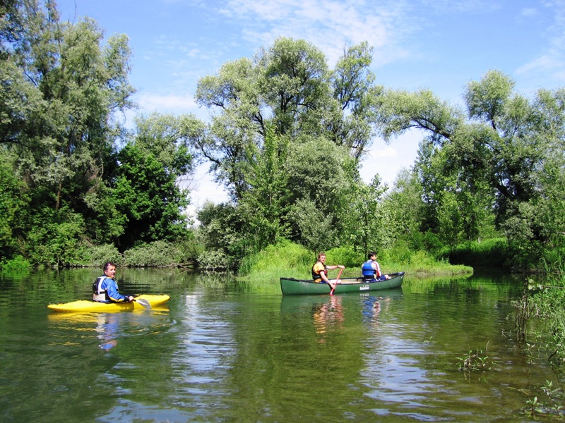 Canoeing in the Orco and Malone Confluence Reserve