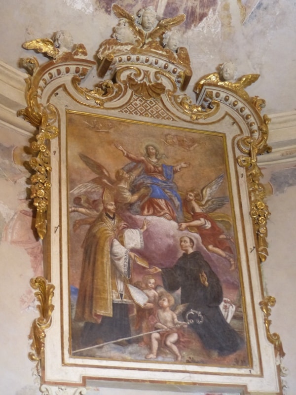 Dipinto nella chiesa di Santa Maria di Pulcherada