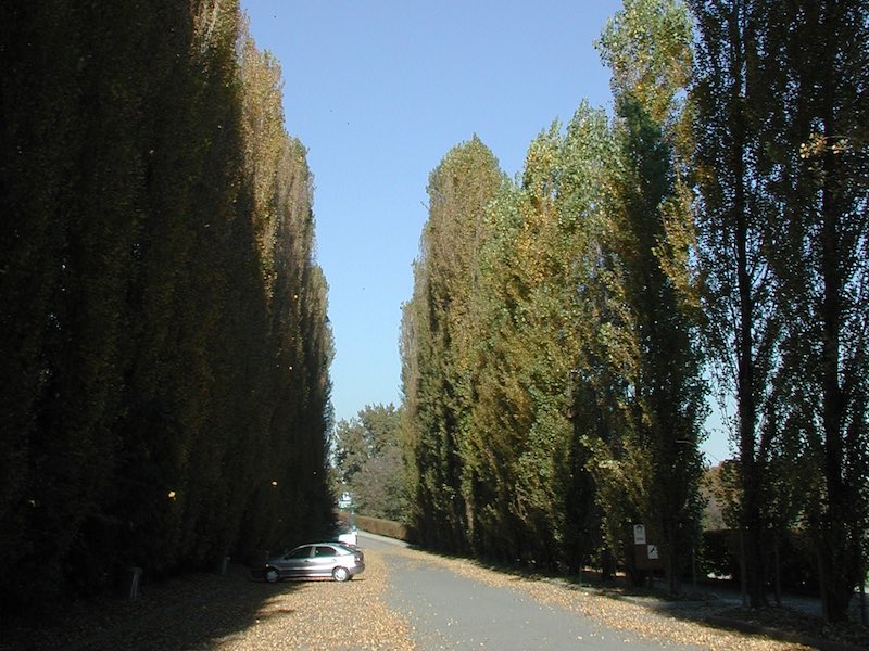 Entrance to Le Vallere park
