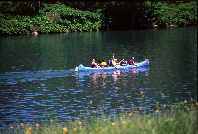 Passeggiata in canoa